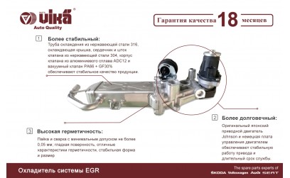 Клапан EGR от VIKA