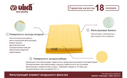 Воздушные фильтры VIKA - air filter