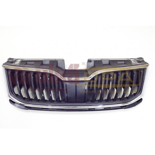 решетка радиатора в сборе (хром) 2018-> - 88531797002 - 5E0853653A ZD4 - Skoda, Volkswagen